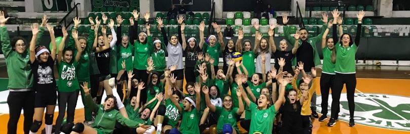 Η Χριστουγεννιάτικη γιορτή των ακαδημιών βόλεϊ