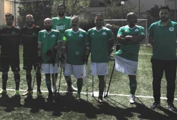 «Πράσινη» νίκη στο ποδόσφαιρο ακρωτηριασμένων