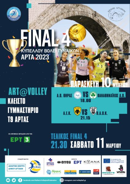 Το πρόγραμμα του Final 4 Κυπέλλου γυναικών