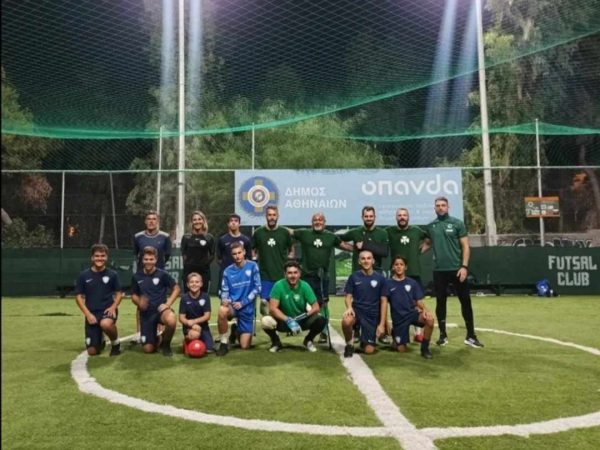 Φιλική ισοπαλία για την ομάδα ποδοσφαίρου ακρωτηριασμένων!