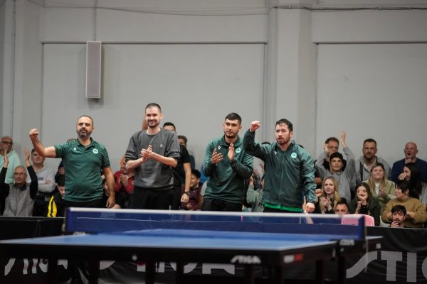 Ευρωπαϊκή πρεμιέρα για το αντρικό τμήμα πινγκ πονγκ!