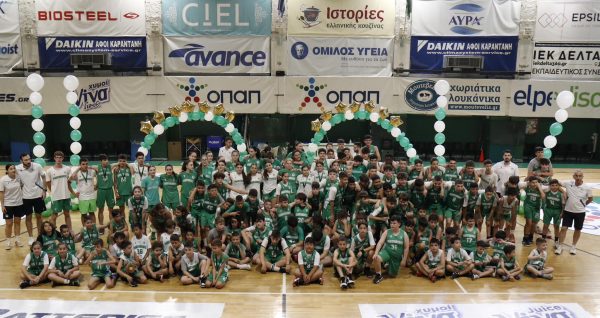 H πράσινη γιορτή των ακαδημιών του μπάσκετ