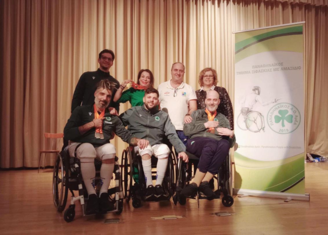 Πρωταθλητής Ελλάδας στην ξιφασκία με αμαξίδιο