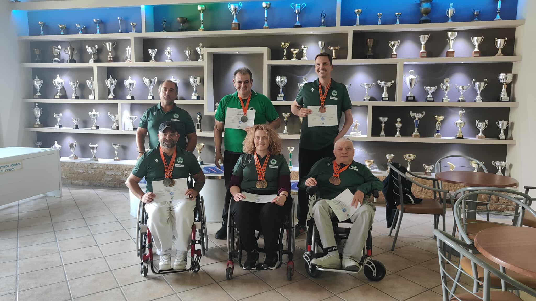 Φόρτωσε μετάλλια η σκοποβολή ΑμεΑ του ΠΑΟ