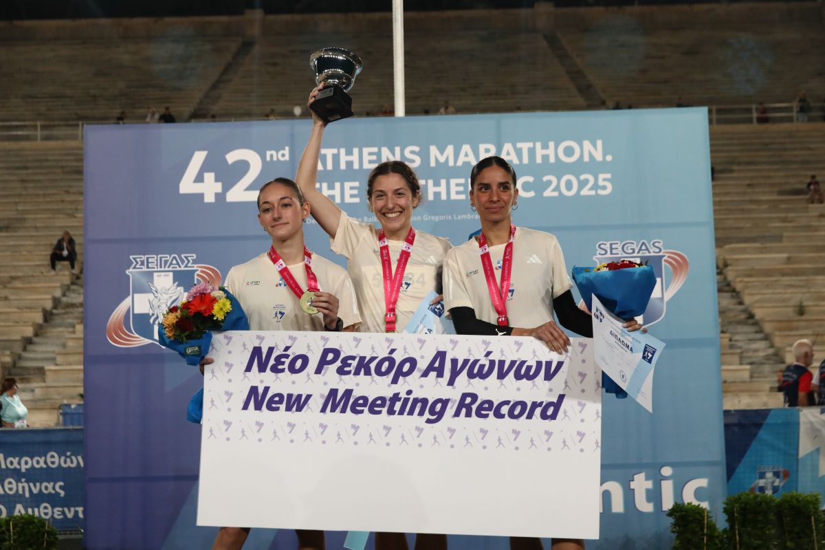 «Χαλκινη» η Κυριακοπούλου με ρεκόρ Παναθηναϊκού στα 5 χλμ