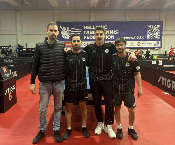 «Πράσινη» νίκη για τους άνδρες του πινγκ πονγκ