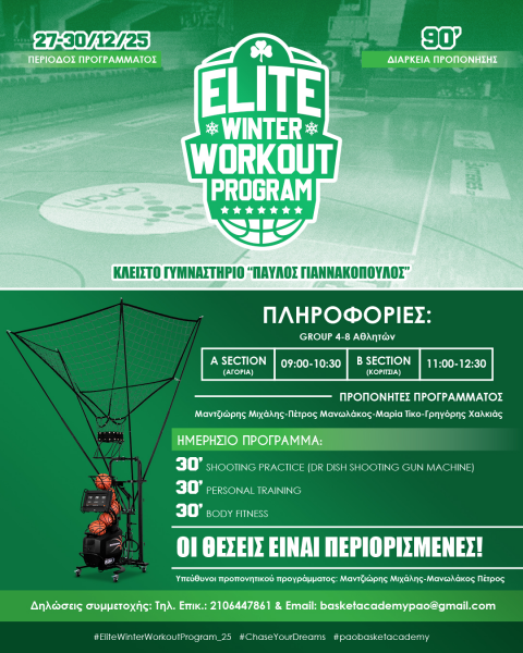 Elite Winter Workout Program 2025