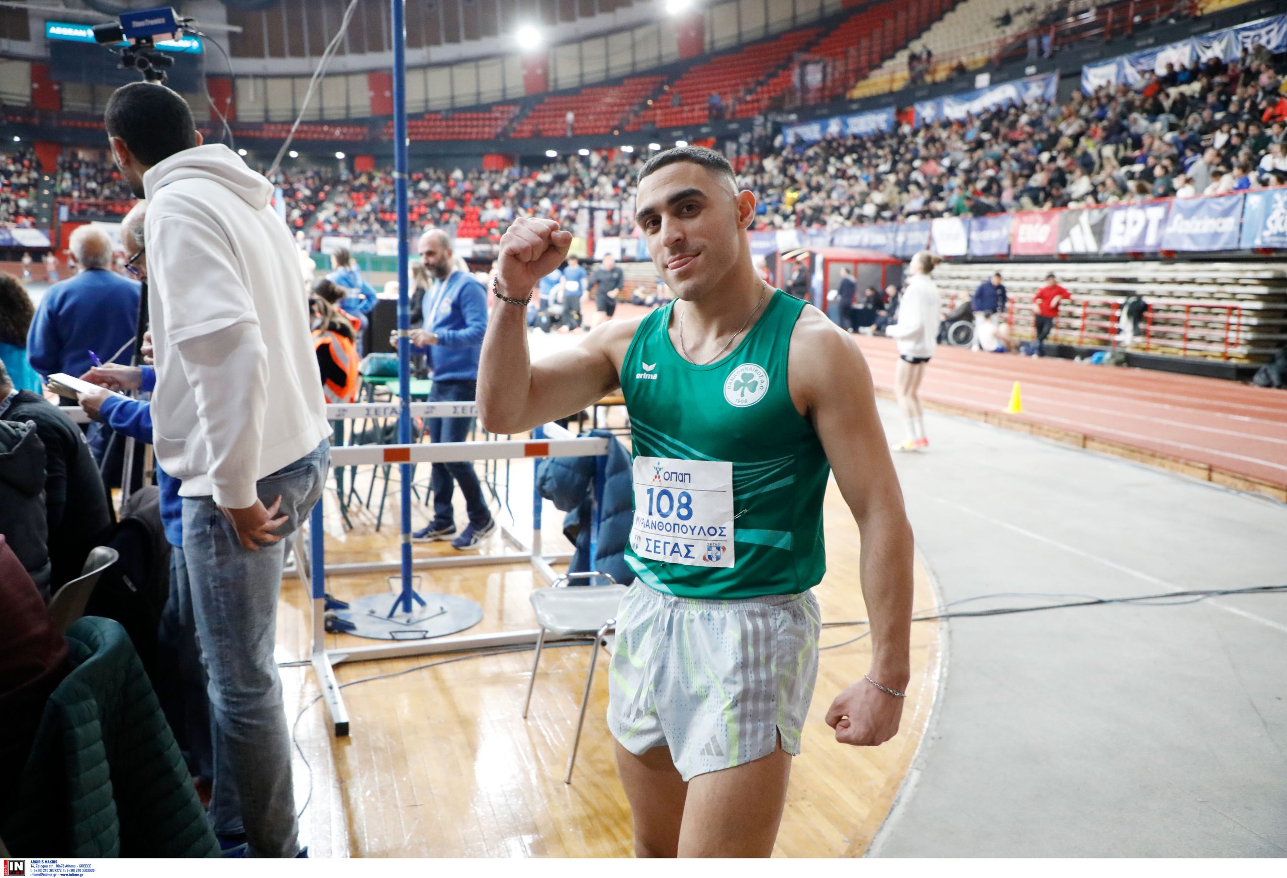 Οι «πράσινες» συμμετοχές στο Πανελλήνιο κλειστού στίβου