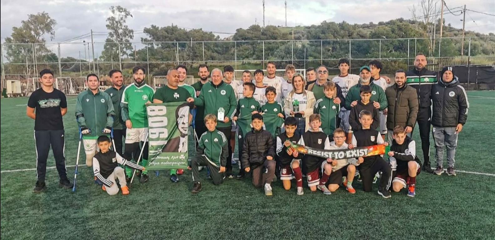 Τίμησε τον Τότη η ομάδα ποδοσφαίρου ακρωτηριασμένων