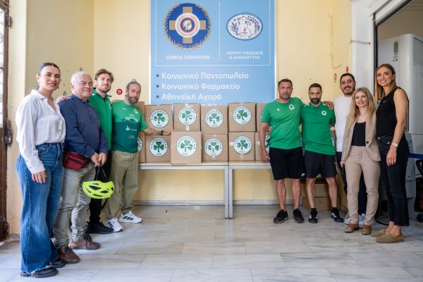 Ο Παναθηναϊκός επισκέφθηκε το Κέντρο Υποδοχής & Αλληλεγγύης Δήμου Αθηναίων
