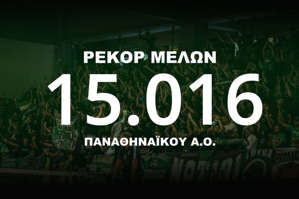 Νέο ρεκόρ με πάνω από 15.000 μέλη!